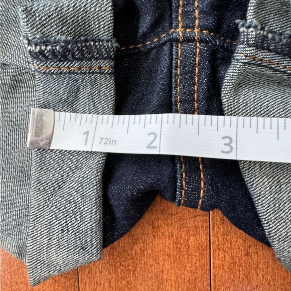 American Eagle Outfitters Dark Wash High Waist Jean Shorts Size 2 - Picture 5 of 7